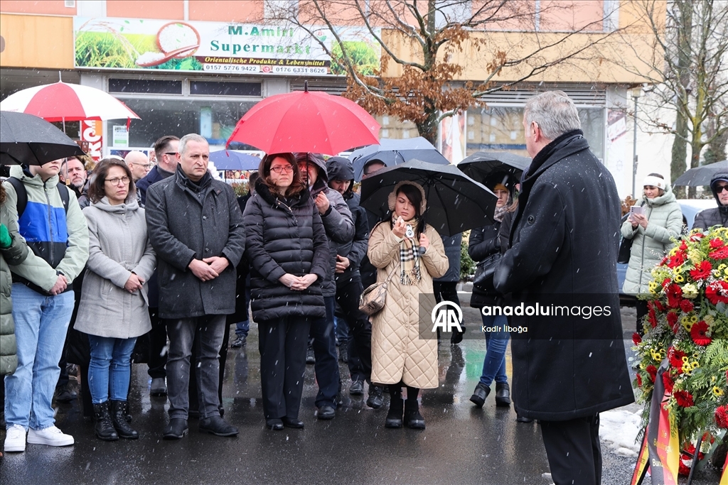 Almanya'daki ırkçı terör saldırısında yaşamını yitirenler 6. yılında Hanau'da anıldı