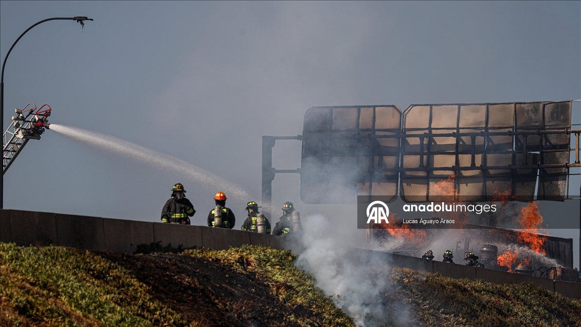 Santiago'da gaz kamyonu patlamasında en az 4 kişi öldü, 17 kişi yaralandı