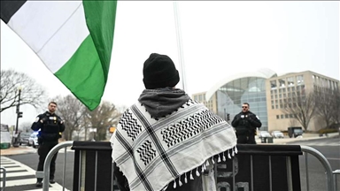 Gazze Barış Kurulu Toplantısı ABD’nin Başkenti Washington’da Protesto Edildi