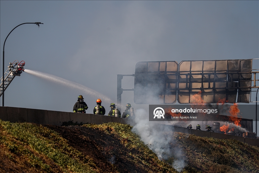 В Сантьяго при взрыве грузовика с газом погибли четыре человека