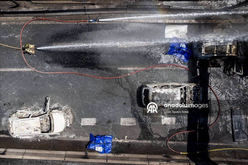 В Сантьяго при взрыве грузовика с газом погибли четыре человека 4