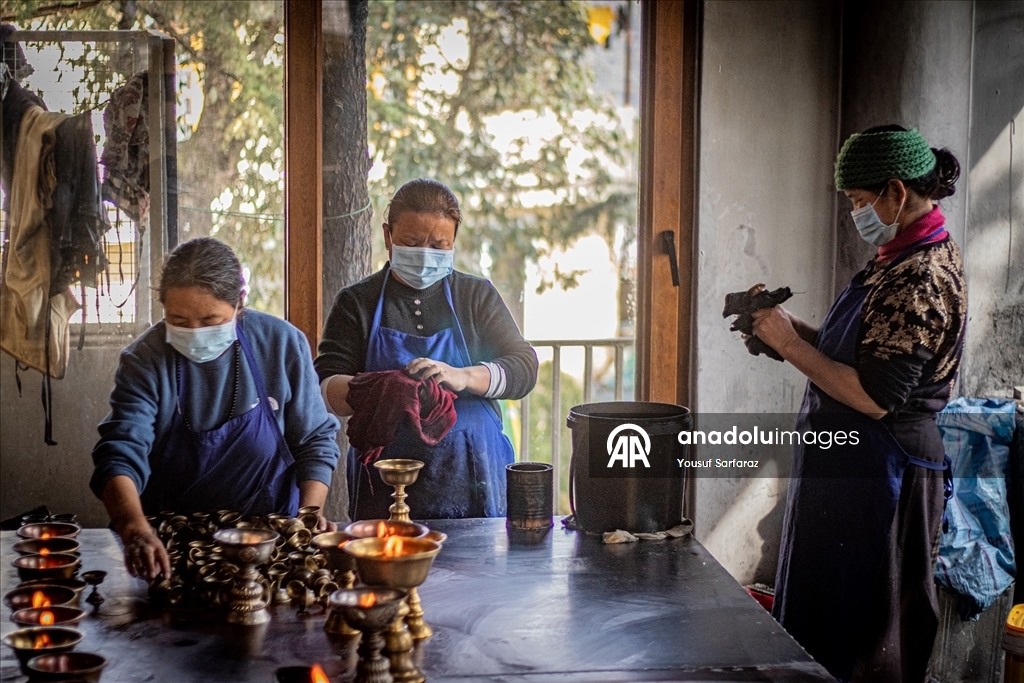 Hindistan’ın Dharamshala kentinde günlük yaşam