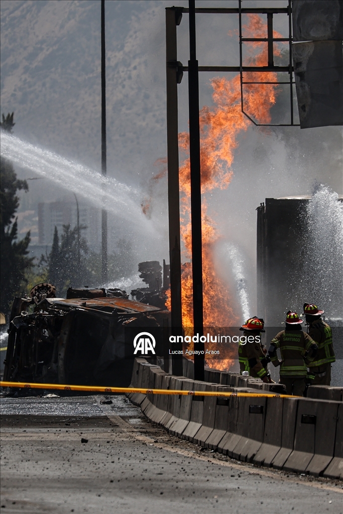 В Сантьяго при взрыве грузовика с газом погибли четыре человека