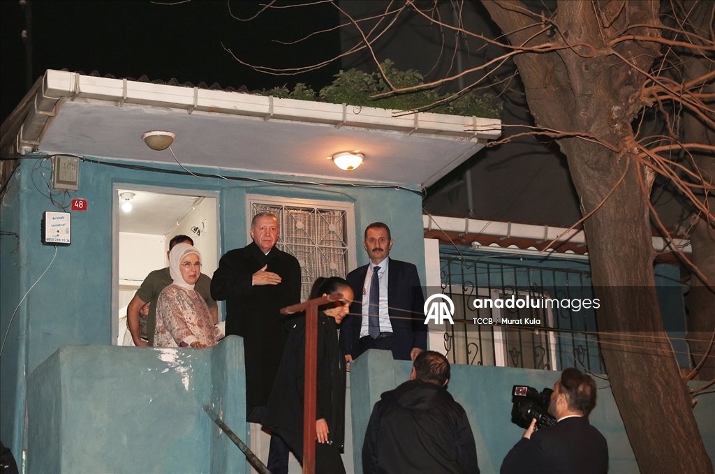 Cumhurbaşkanı Erdoğan, bir vatandaşın evinde iftar yaptı