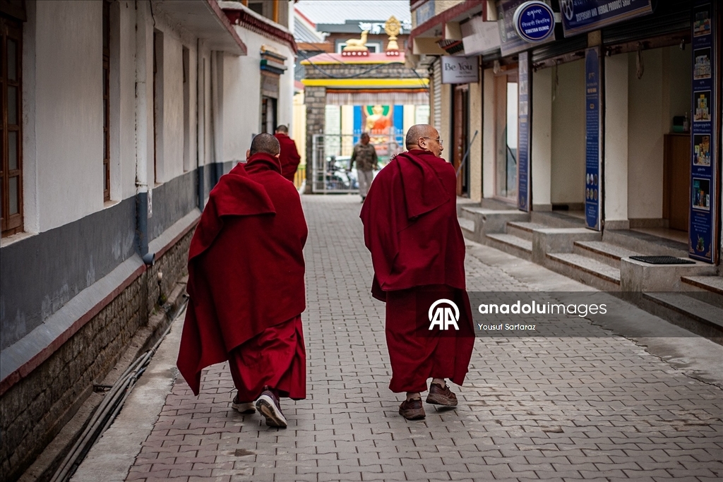 Hindistan’ın Dharamshala kentinde günlük yaşam
