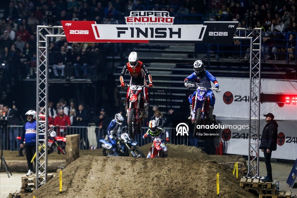 Sırbistan'da SuperEnduro Dünya Şampiyonası'nın 5. turu düzenlendi