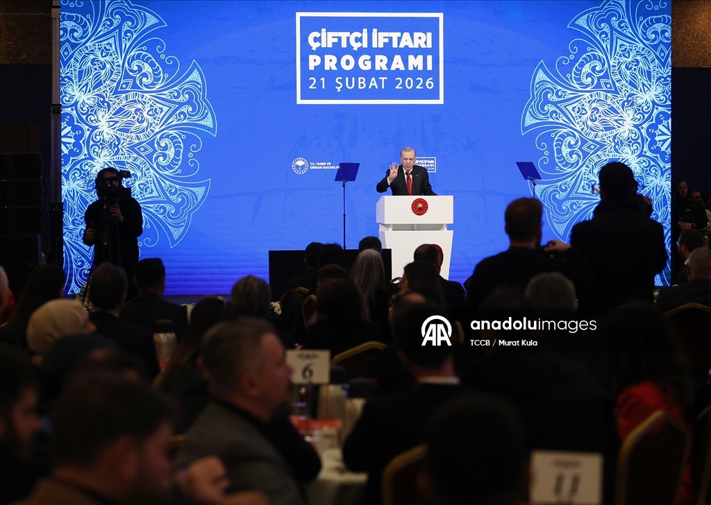 Cumhurbaşkanı Erdoğan, çiftçilerle iftar programında bir araya geldi