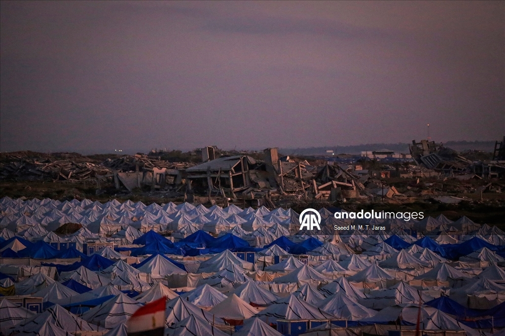 Gazze'de toplu iftar programı düzenlendi