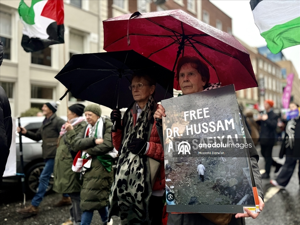 İrlanda'da Filistinliler için ulusal protesto