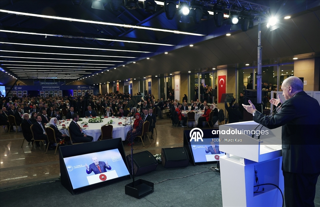 Cumhurbaşkanı Erdoğan, çiftçilerle iftar programında bir araya geldi