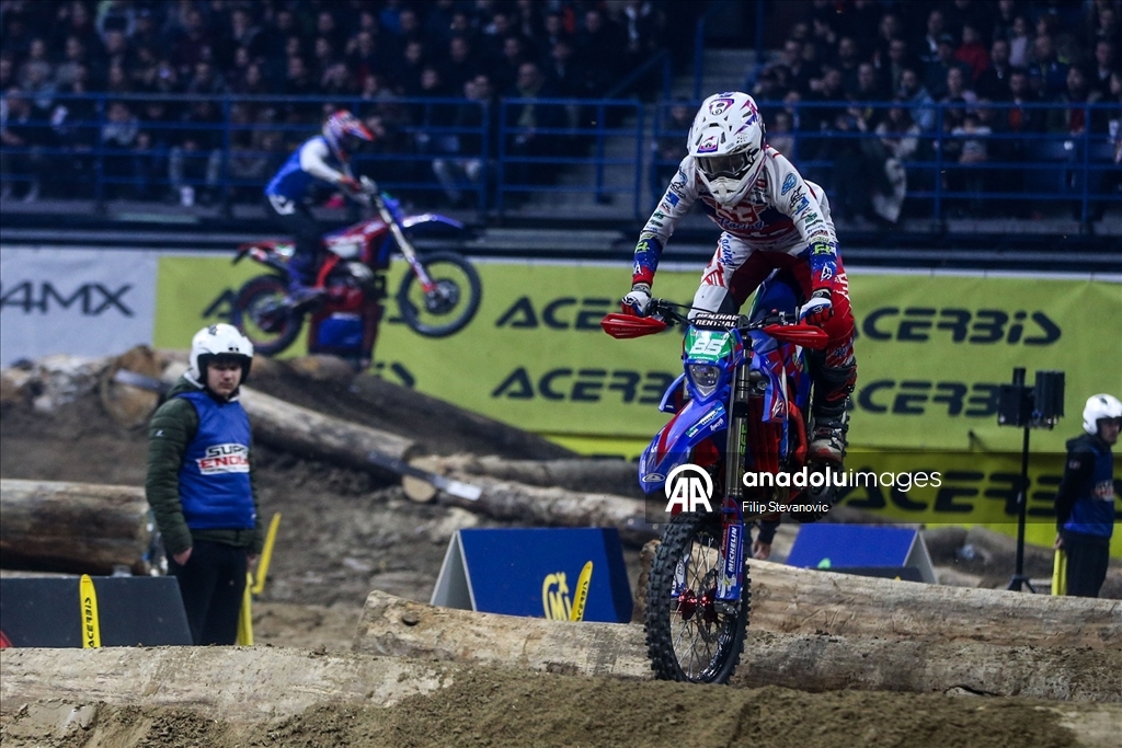 Sırbistan'da SuperEnduro Dünya Şampiyonası'nın 5. turu düzenlendi