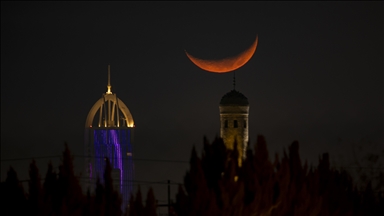 Erbil'de ramazan ayı hilali