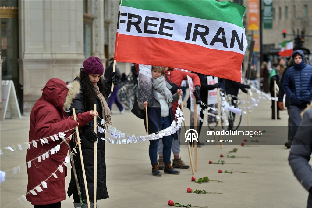 В Чикаго прошла акция памяти жертв протестных акций в Иране