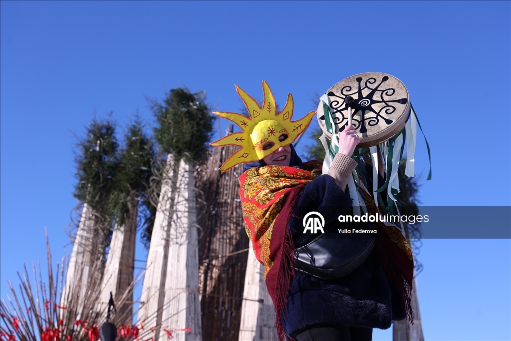 В Калужской области РФ отпраздновали Масленицу