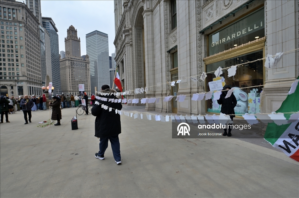 В Чикаго прошла акция памяти жертв протестных акций в Иране