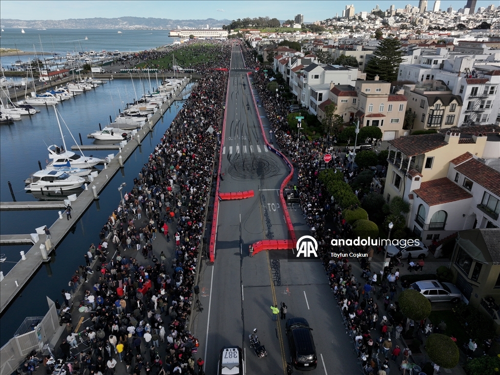 В Сан-Франциско прошло шоу Red Bull Showrun