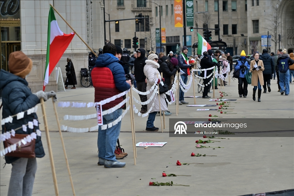 В Чикаго прошла акция памяти жертв протестных акций в Иране