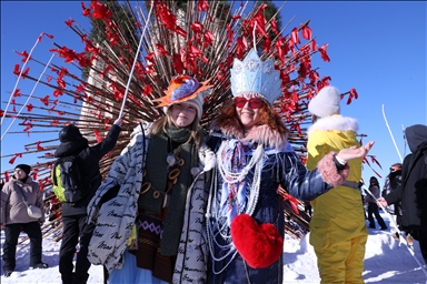 В Калужской области РФ отпраздновали Масленицу