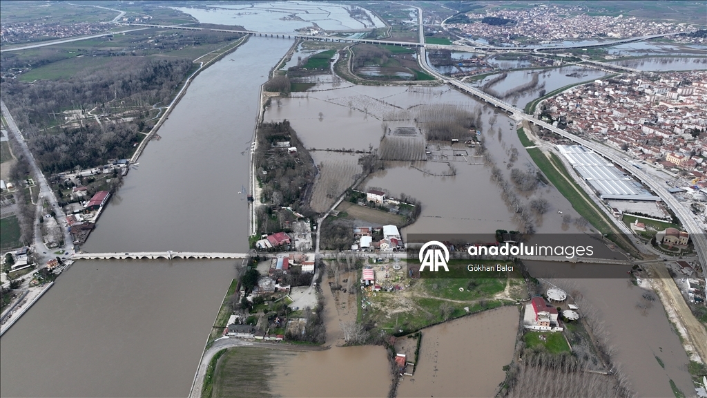 Meriç ve Tunca'nın debisi düşüşe geçti