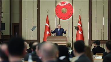 Cumhurbaşkanı Erdoğan, polis, jandarma, sahil güvenlik personeli ve güvenlik korucuları iftarına katıldı