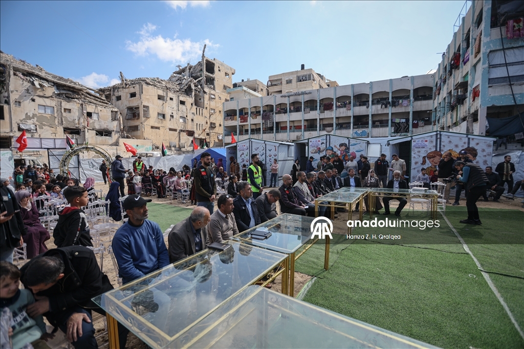 بدعم تركي.. افتتاح مدرسة جديدة في مخيم الشاطئ بمدينة غزة