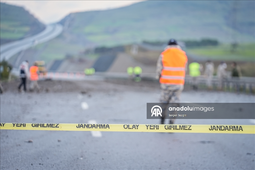 Balıkesir'de F-16 uçağının kaza kırıma uğraması sonucu pilot şehit oldu