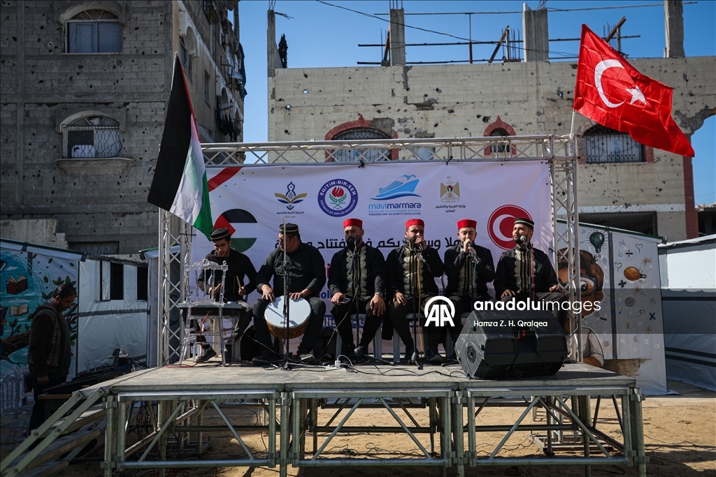 بدعم تركي.. افتتاح مدرسة جديدة في مخيم الشاطئ بمدينة غزة