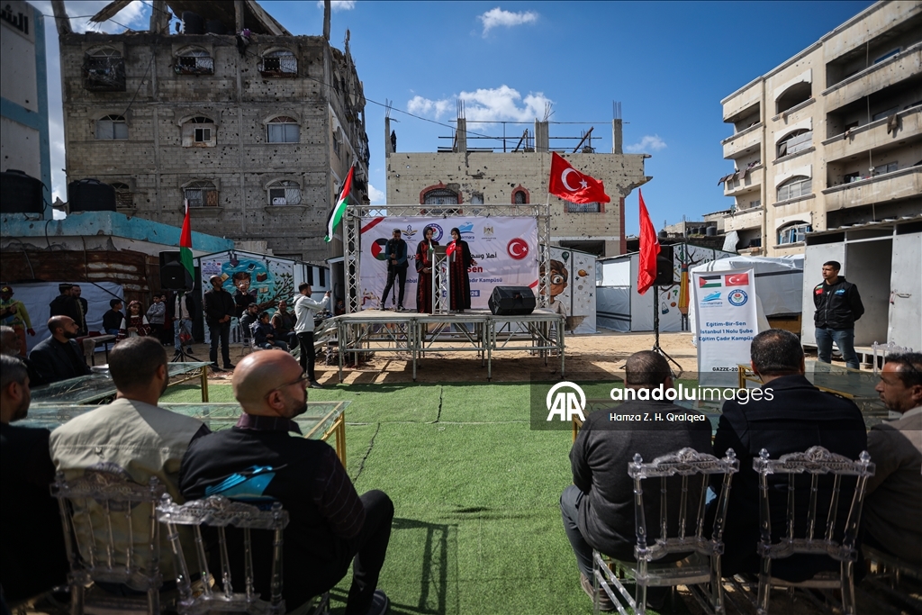 بدعم تركي.. افتتاح مدرسة جديدة في مخيم الشاطئ بمدينة غزة