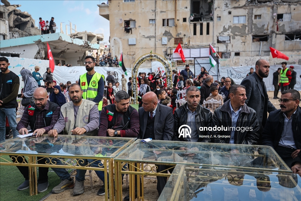 بدعم تركي.. افتتاح مدرسة جديدة في مخيم الشاطئ بمدينة غزة