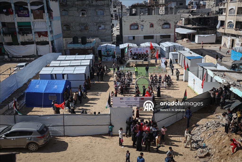 بدعم تركي.. افتتاح مدرسة جديدة في مخيم الشاطئ بمدينة غزة