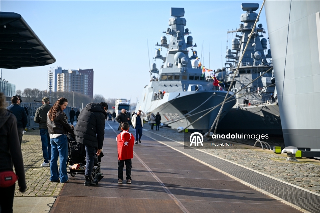 NATO Tatbikatı kapsamında Türk savaş gemileri Rotterdam’da