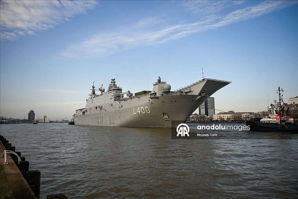 NATO Tatbikatı kapsamında Türk savaş gemileri Rotterdam’da