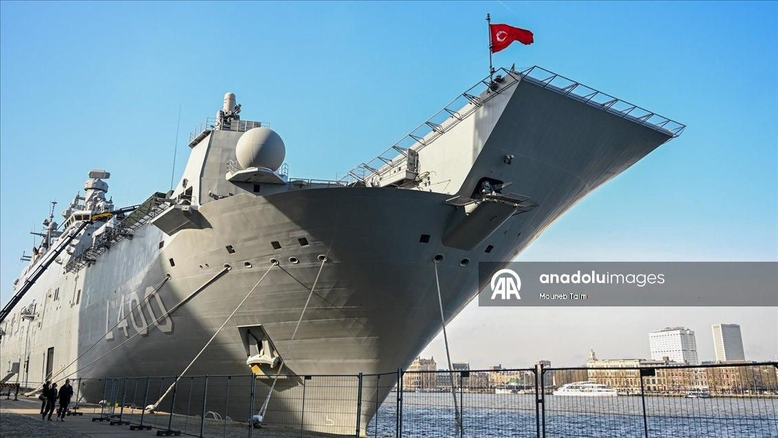 NATO Tatbikatı kapsamında Türk savaş gemileri Rotterdam’da