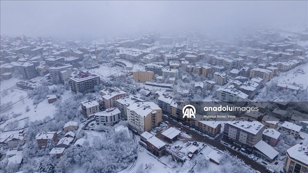 Giresun'da kar etkili oldu