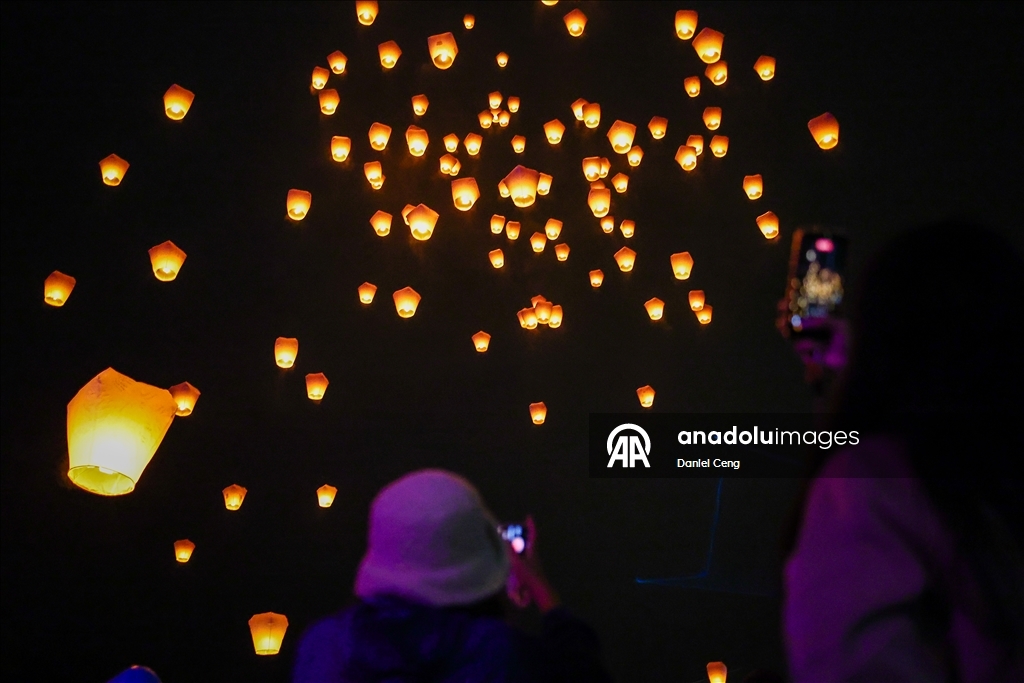 Tayvan’da Gökyüzü Fener Festivali kutlandı