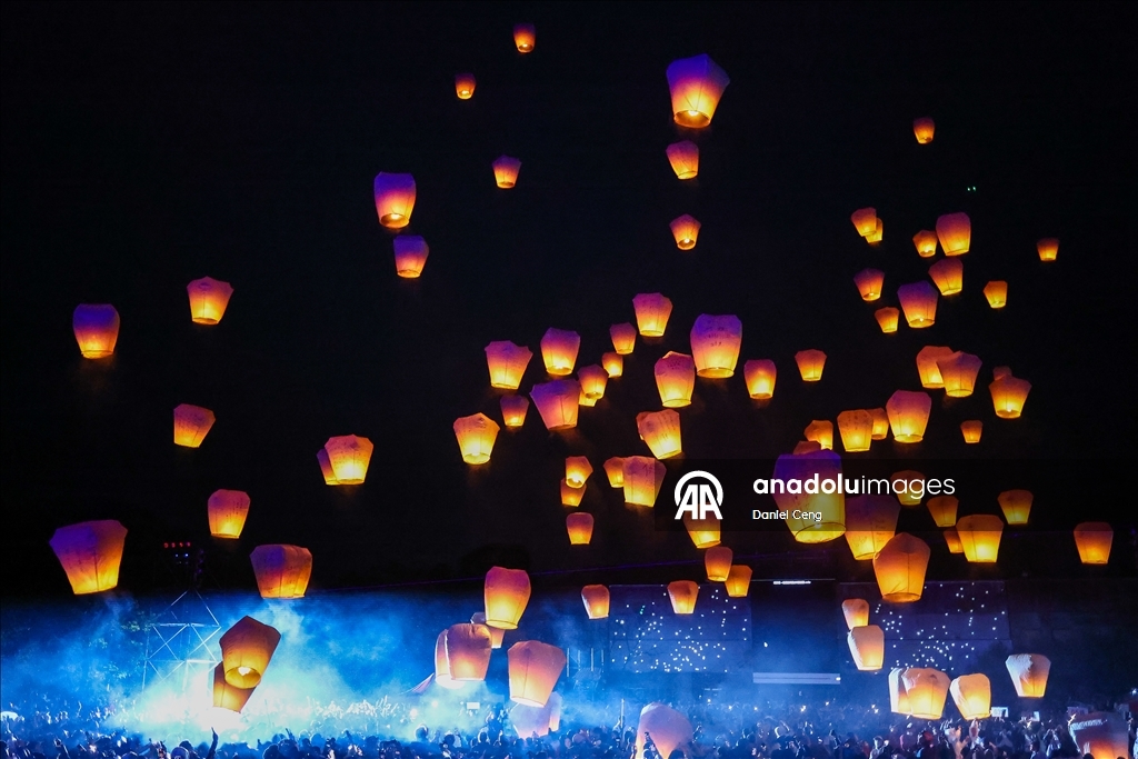 Tayvan’da Gökyüzü Fener Festivali kutlandı