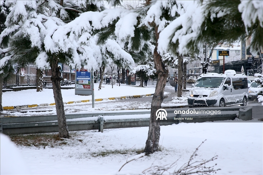 В многих регионах Турции наблюдается снег и холодная погода 30