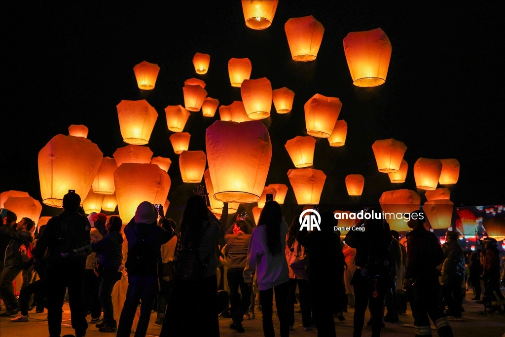Taiwan celebrates Sky Lantern Festival