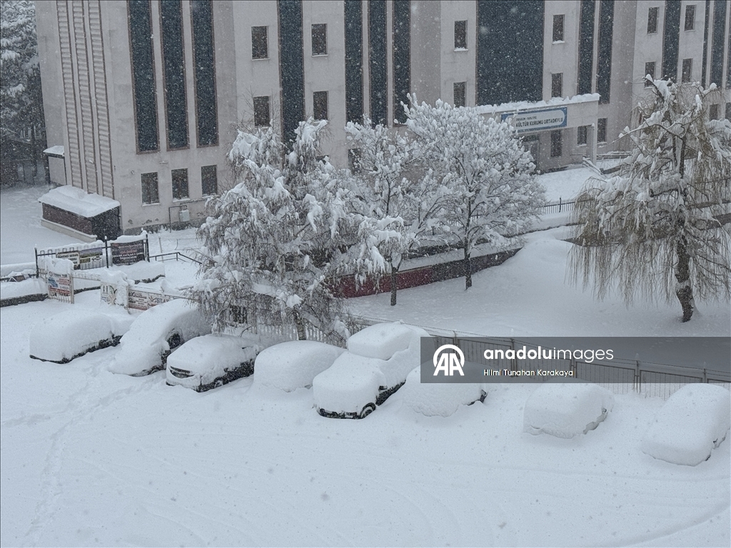 В многих регионах Турции наблюдается снег и холодная погода 37