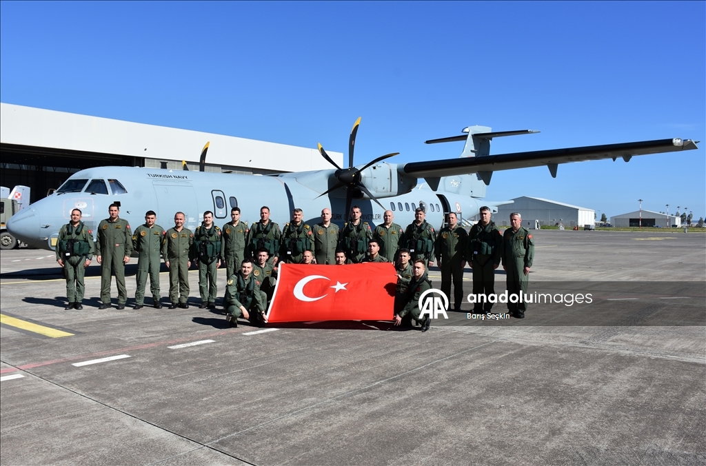 Türk donanmasının havadaki gözü kulağı P-72 uçağı NATO tatbikatında denizaltı avında
