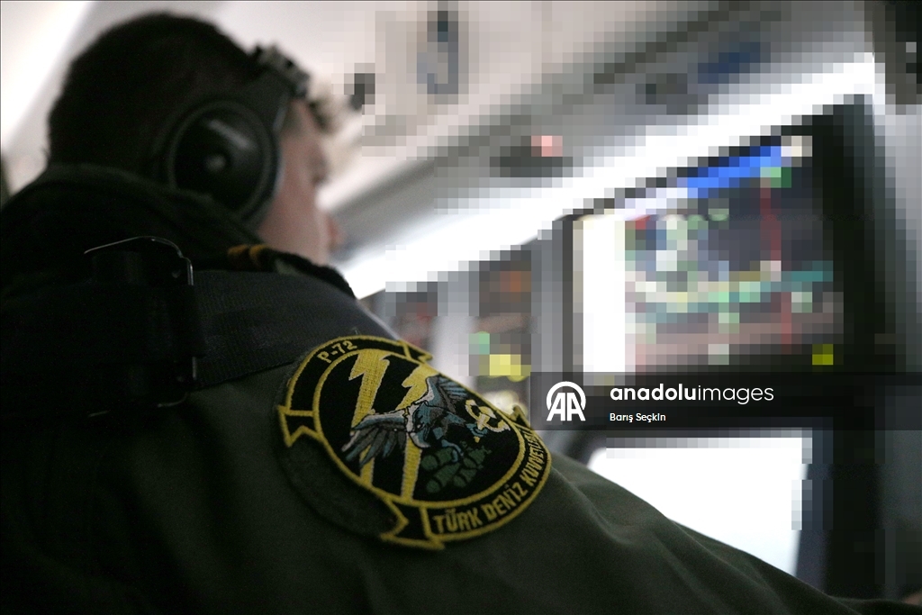 Türk donanmasının havadaki gözü kulağı P-72 uçağı NATO tatbikatında denizaltı avında