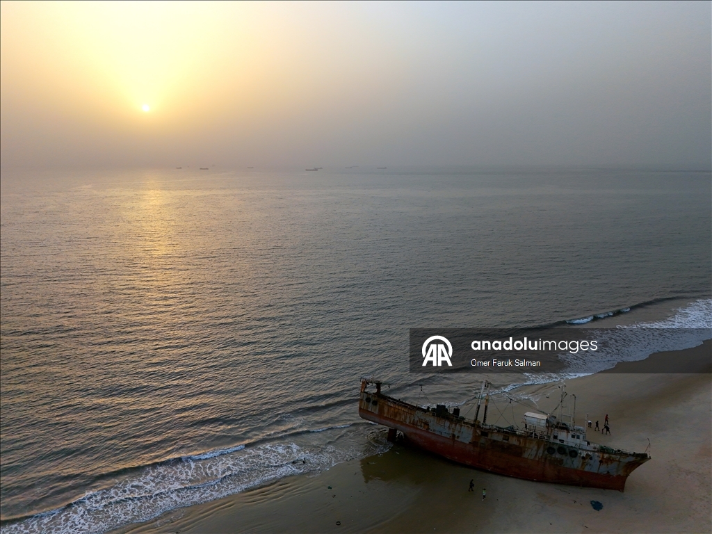 Batı Afrika'nın "incisi" Freetown sahili dron ile görüntülendi