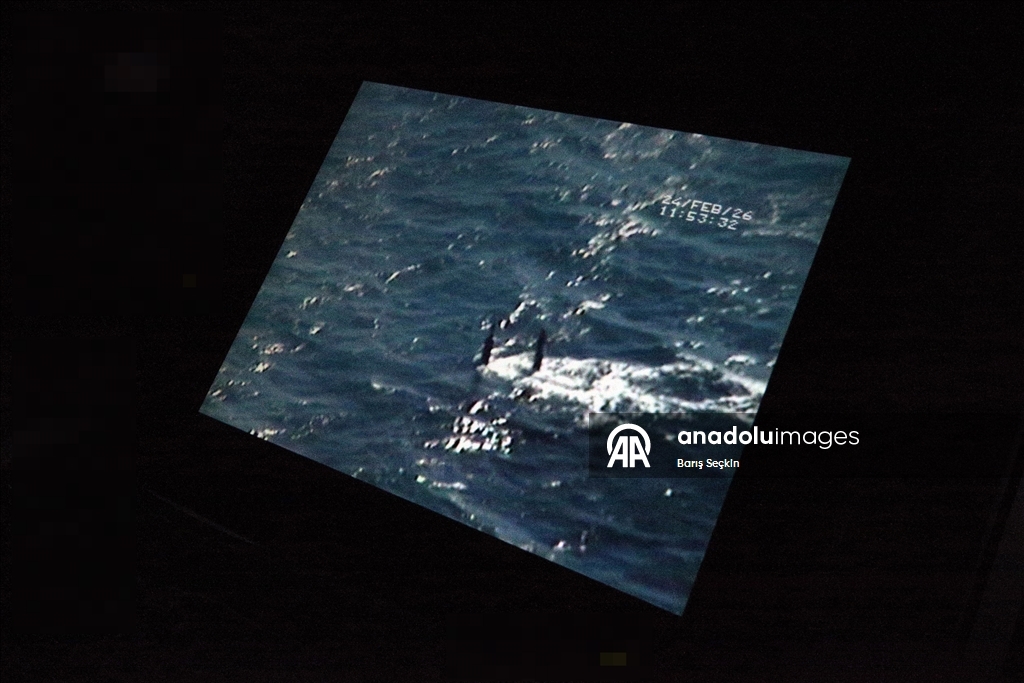 Türk donanmasının havadaki gözü kulağı P-72 uçağı NATO tatbikatında denizaltı avında