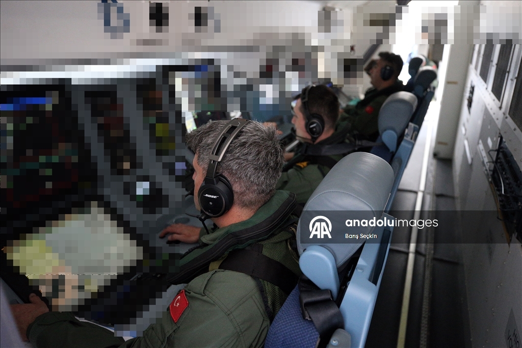 Türk donanmasının havadaki gözü kulağı P-72 uçağı NATO tatbikatında denizaltı avında