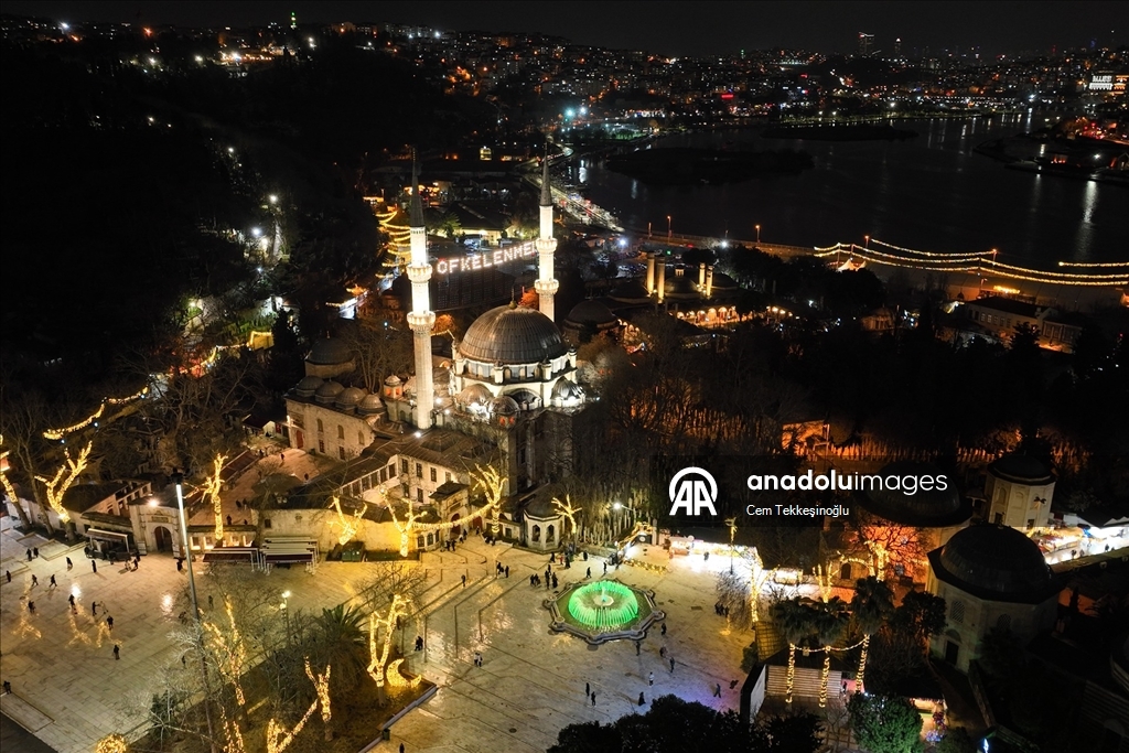 Eyüpsultan Camisi havadan görüntülendi