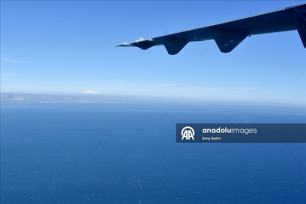 Türk donanmasının havadaki gözü kulağı P-72 uçağı NATO tatbikatında denizaltı avında