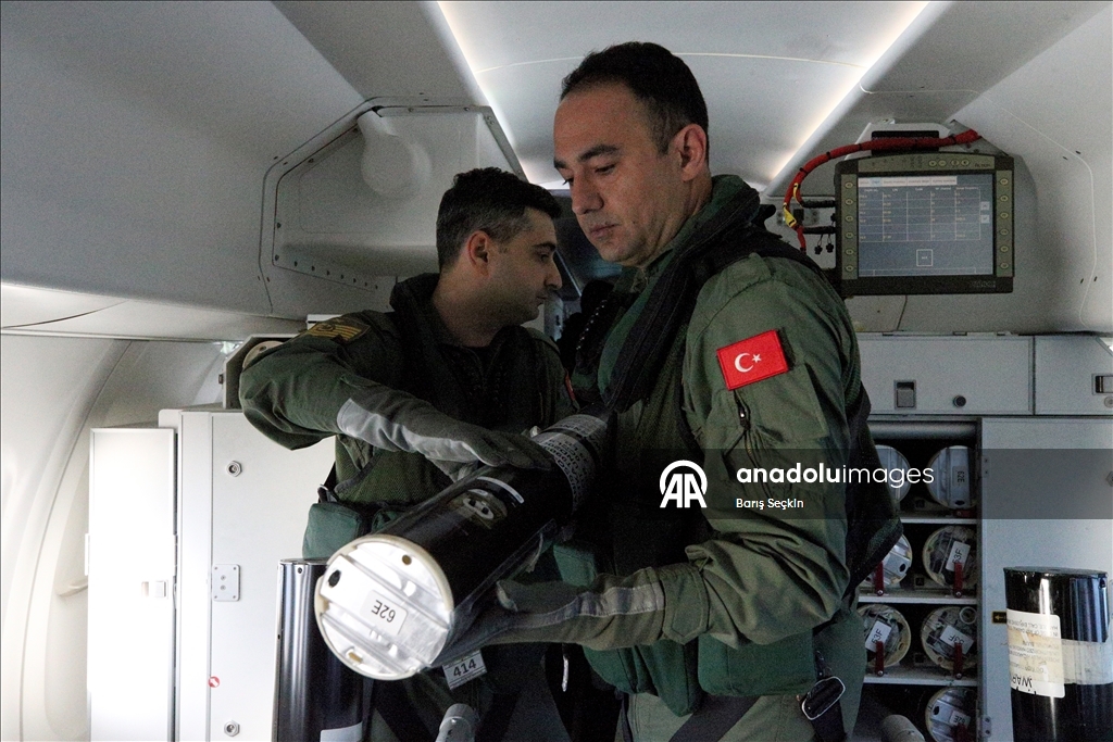 Türk donanmasının havadaki gözü kulağı P-72 uçağı NATO tatbikatında denizaltı avında