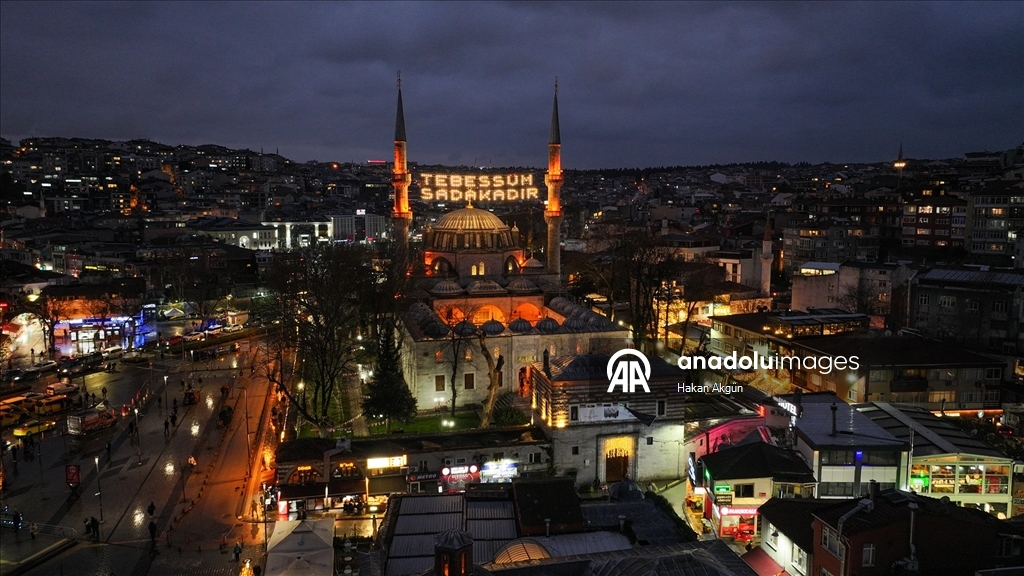 Valide-i Cedid Camisi havadan görüntülendi