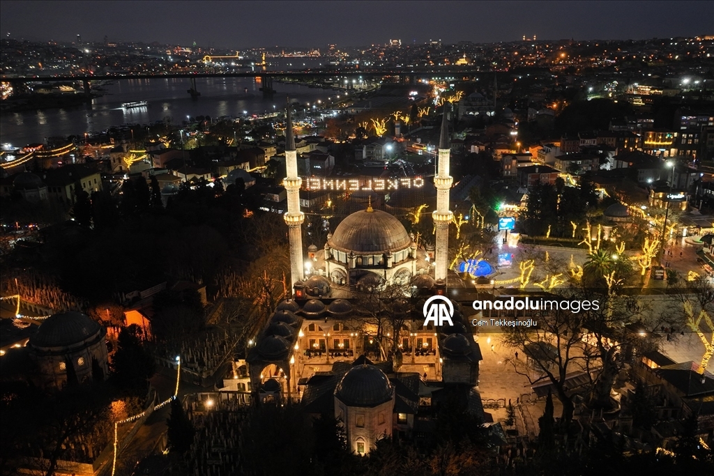 Eyüpsultan Camisi havadan görüntülendi