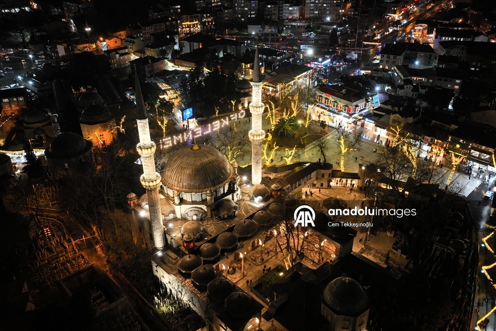 Eyüpsultan Camisi havadan görüntülendi